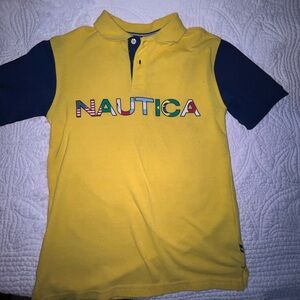 Boys nautica shirt size 10/12